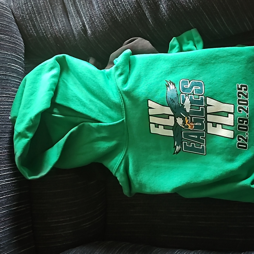 Eagles Kelly green youth hoodie
